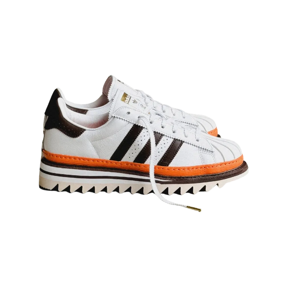 Adidas Originals × Clot Superstar Ex Orange B Coffee