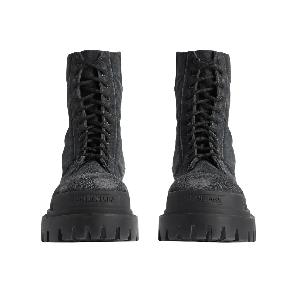 Balenciaga Combat Strike Boot In Black | Hype Fly India