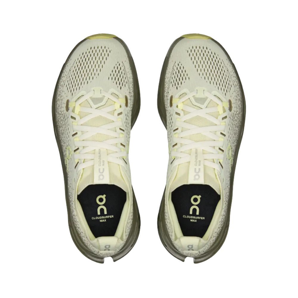 On Running Cloudsurfer Max Wide Seedling Olive