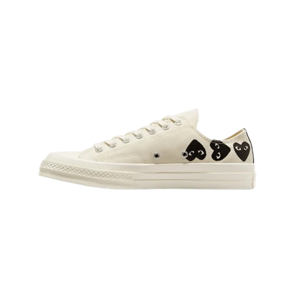 Converse x PLAY Comme des Garçons Chuck 70 Multi Heart 'Beige