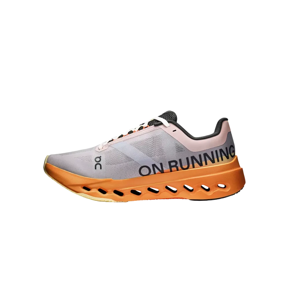 On Running Cloudsurfer Next Lilac Tangerine