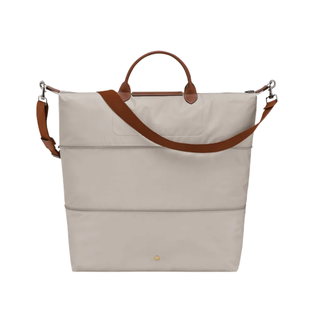 Longchamp Le Pliage Original Travel Bag Expandable Pebble - Recycled Canvas