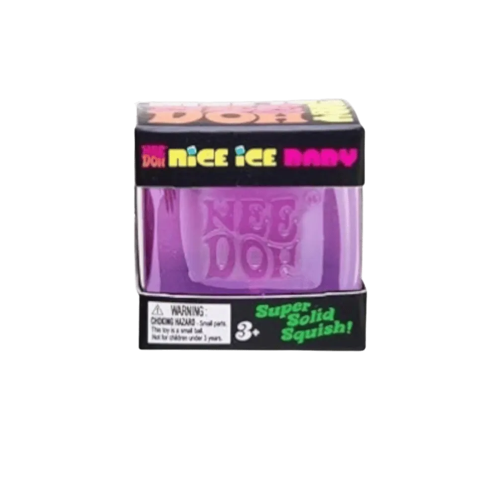 NeeDoh Nice Ice Baby Squishy Fidget Toy Purple