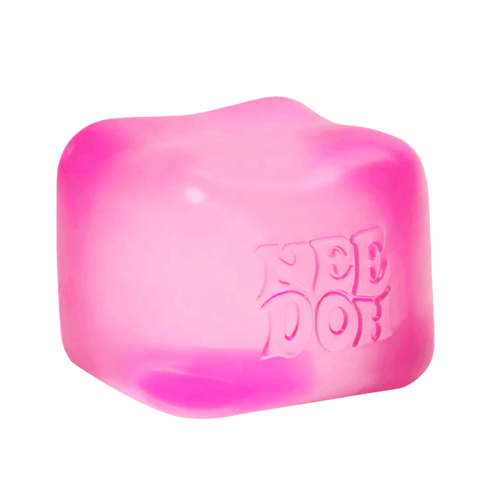 NeeDoh Nice Cube Squishy Fidget Toy Pink