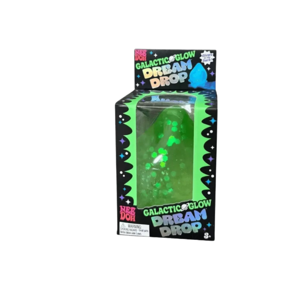 NeeDoh Galactic Glow Dream Drop Squishy Fidget Toy Cosmic Bloom