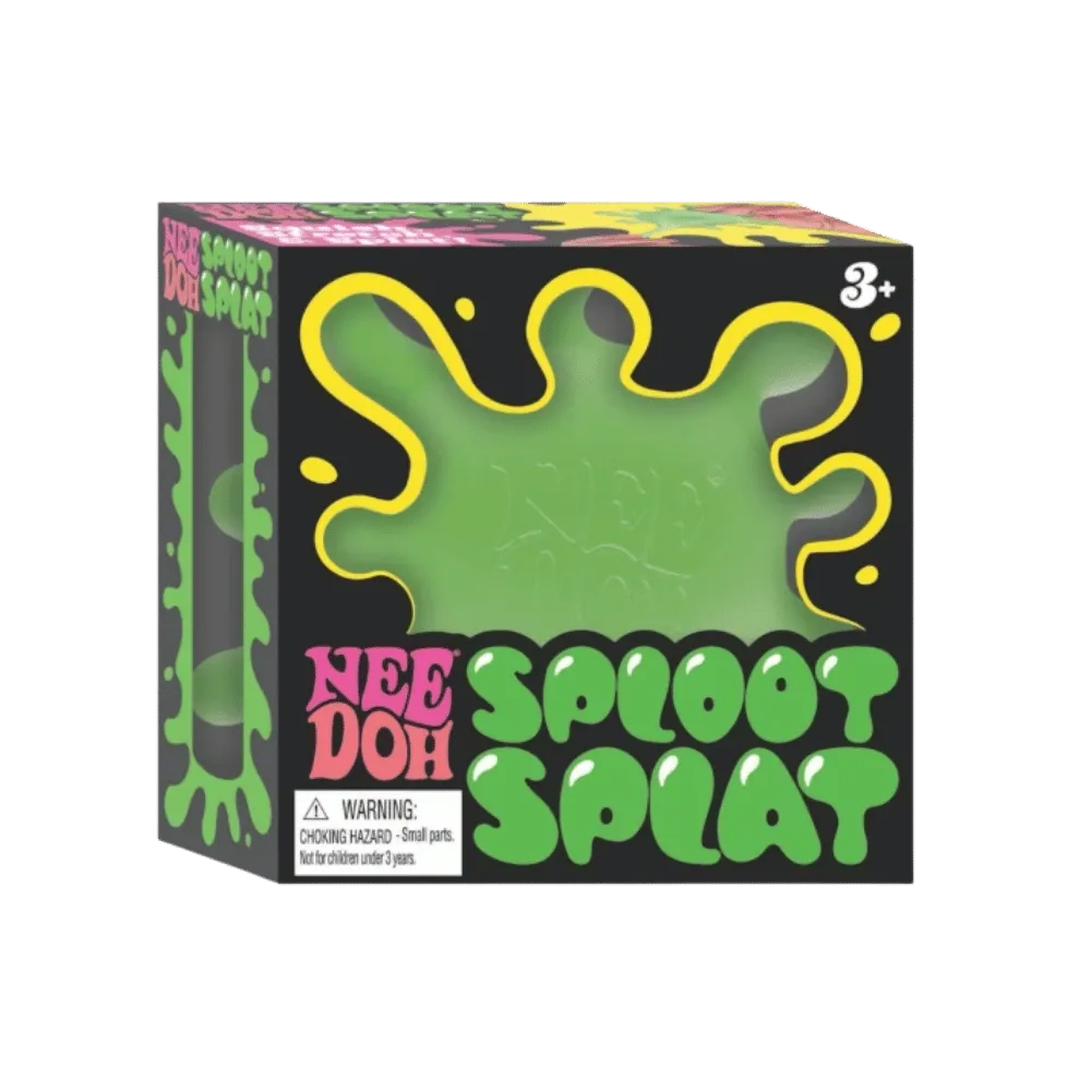 NeeDoh SplootSplat Squishy Fidget Toy Green