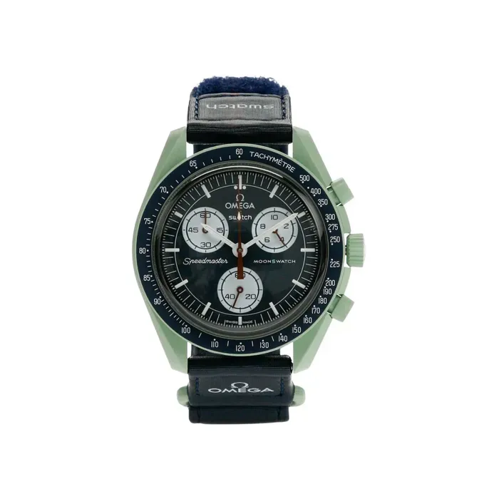 OMEGA MoonSwatch Mission On Earth スウォッチ Swatch X Omega Bioceramic Moonswatch Mission To Earth | Hype