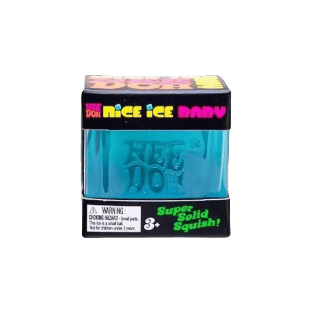 NeeDoh Nice Ice Baby Squishy Fidget Toy Blue