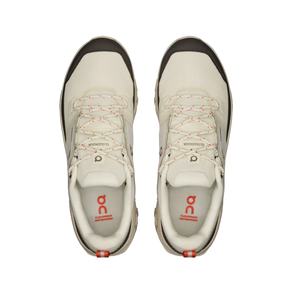 On Running Cloudrock Low Waterproof Ivory