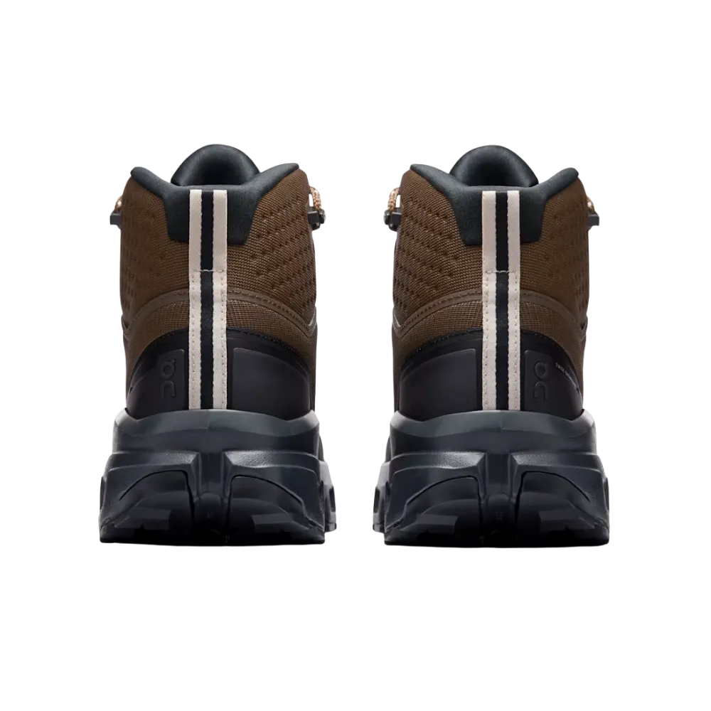 On Running Cloudrock Mid Waterproof Earth | Black