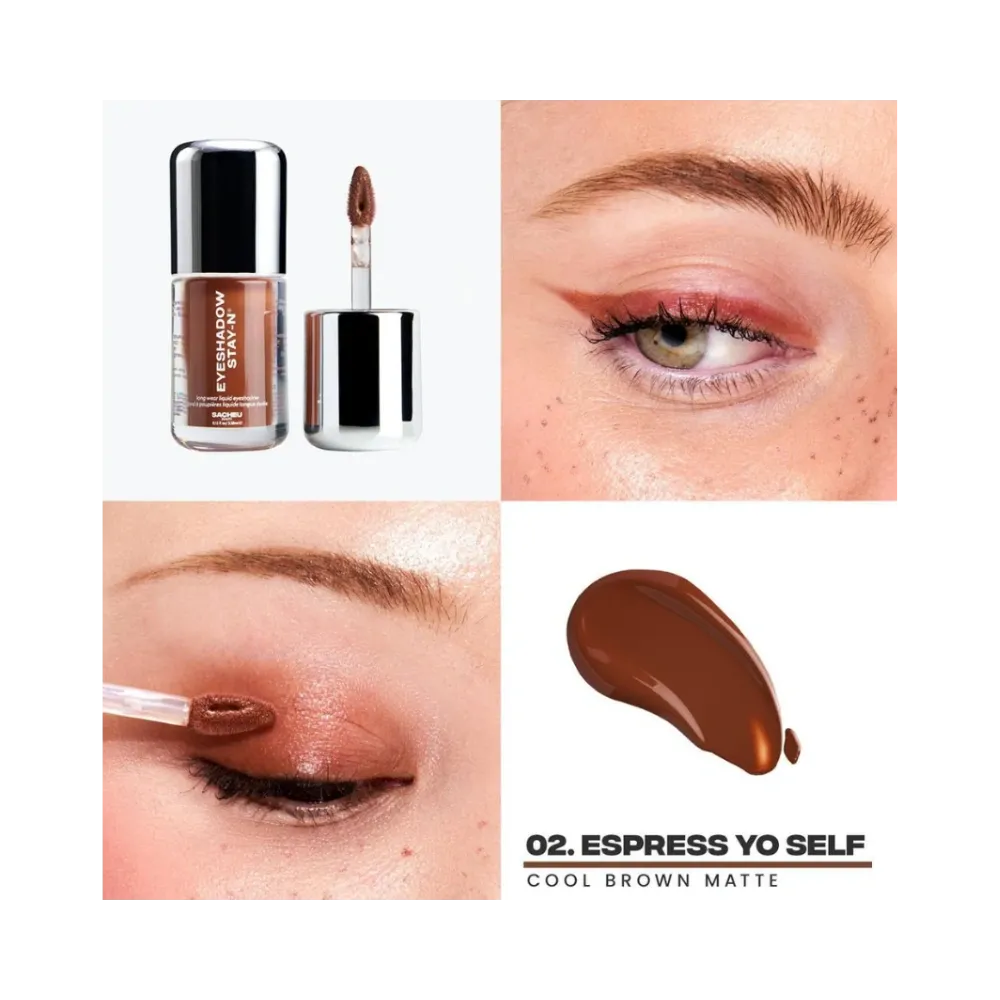SACHEU Long Wear Liquid Eyeshadow STAY-N - Espress Yo Self