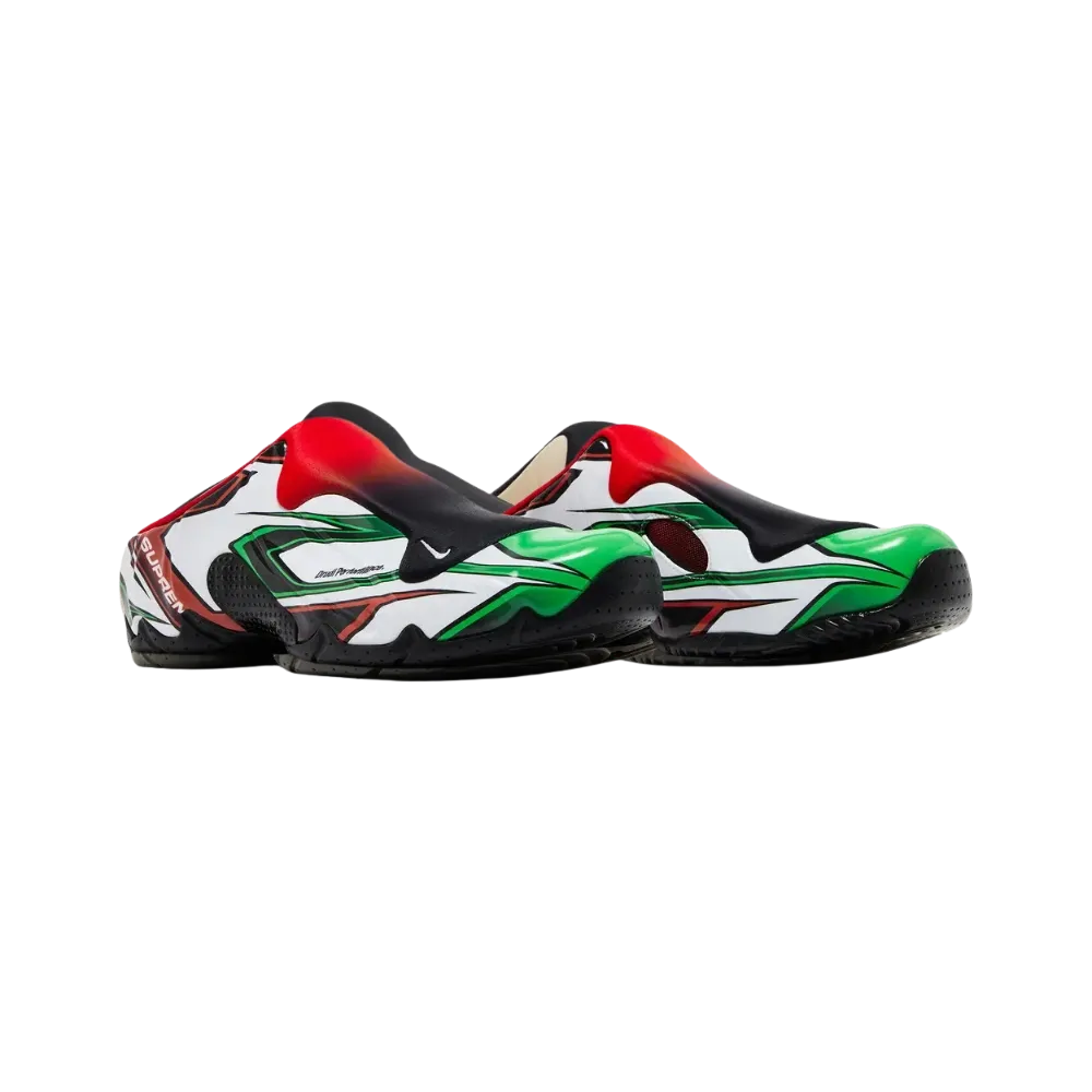 Nike Supreme X Clogposite White Gym Red Green