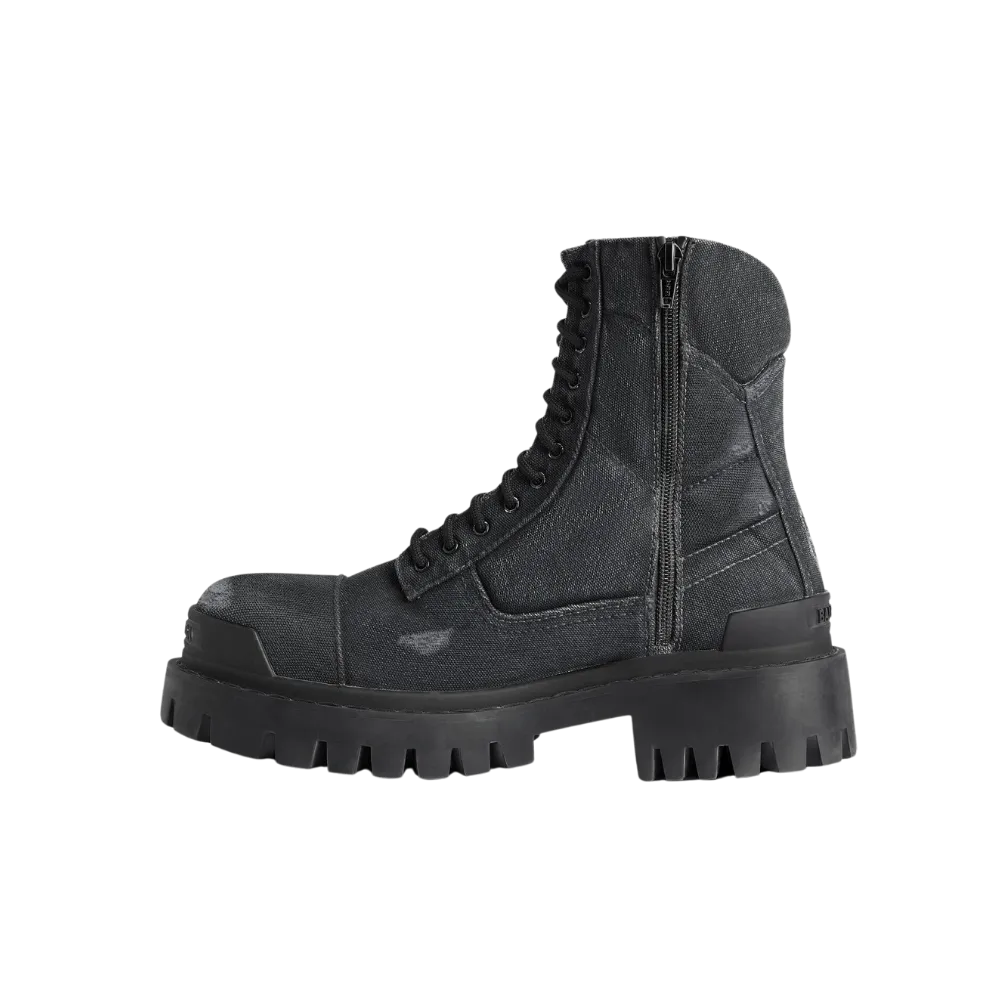 Balenciaga Combat Strike Boot In Black | Hype Fly India