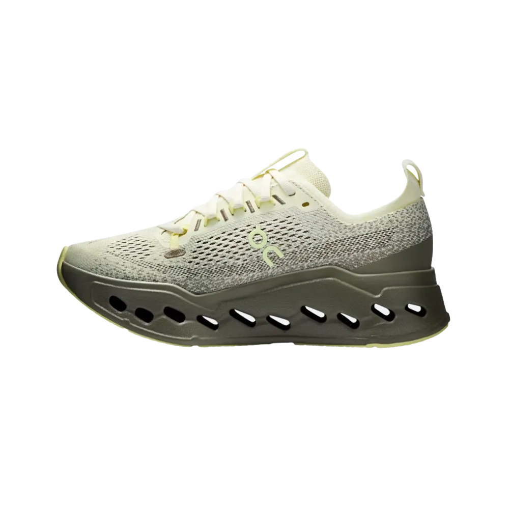 On Running Cloudsurfer Max Wide Seedling Olive