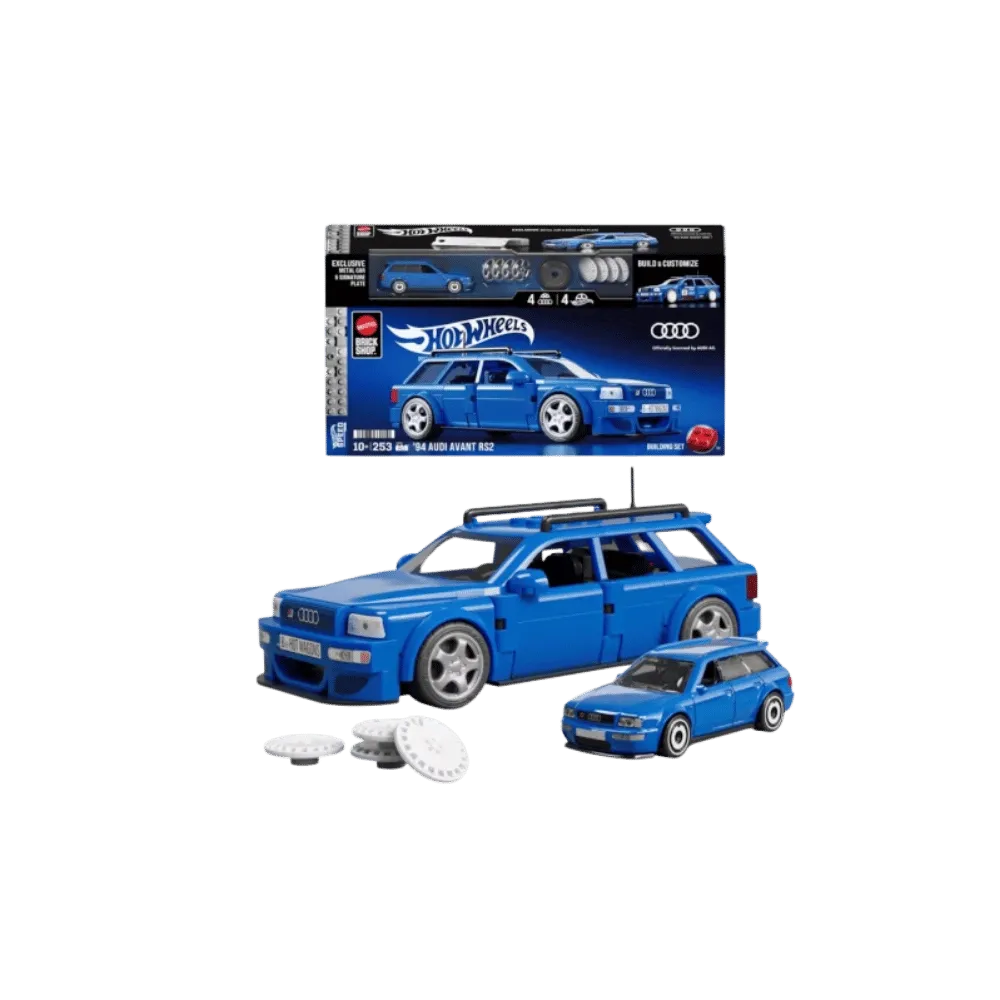 Hot Wheels Audi Avant Rs2 Building Toy Kit