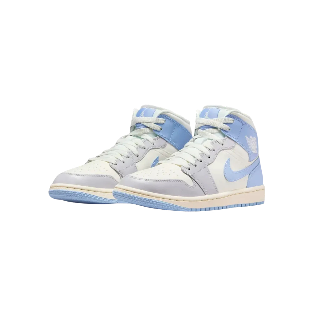 Air Jordan 1 Mid Psychic Blue Sail Coconut Milk