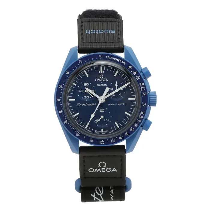 OMEGA × Swatch MISSION TO PLUTO Swatch X Omega Bioceramic Moonswatch Mission To Pluto | Hype