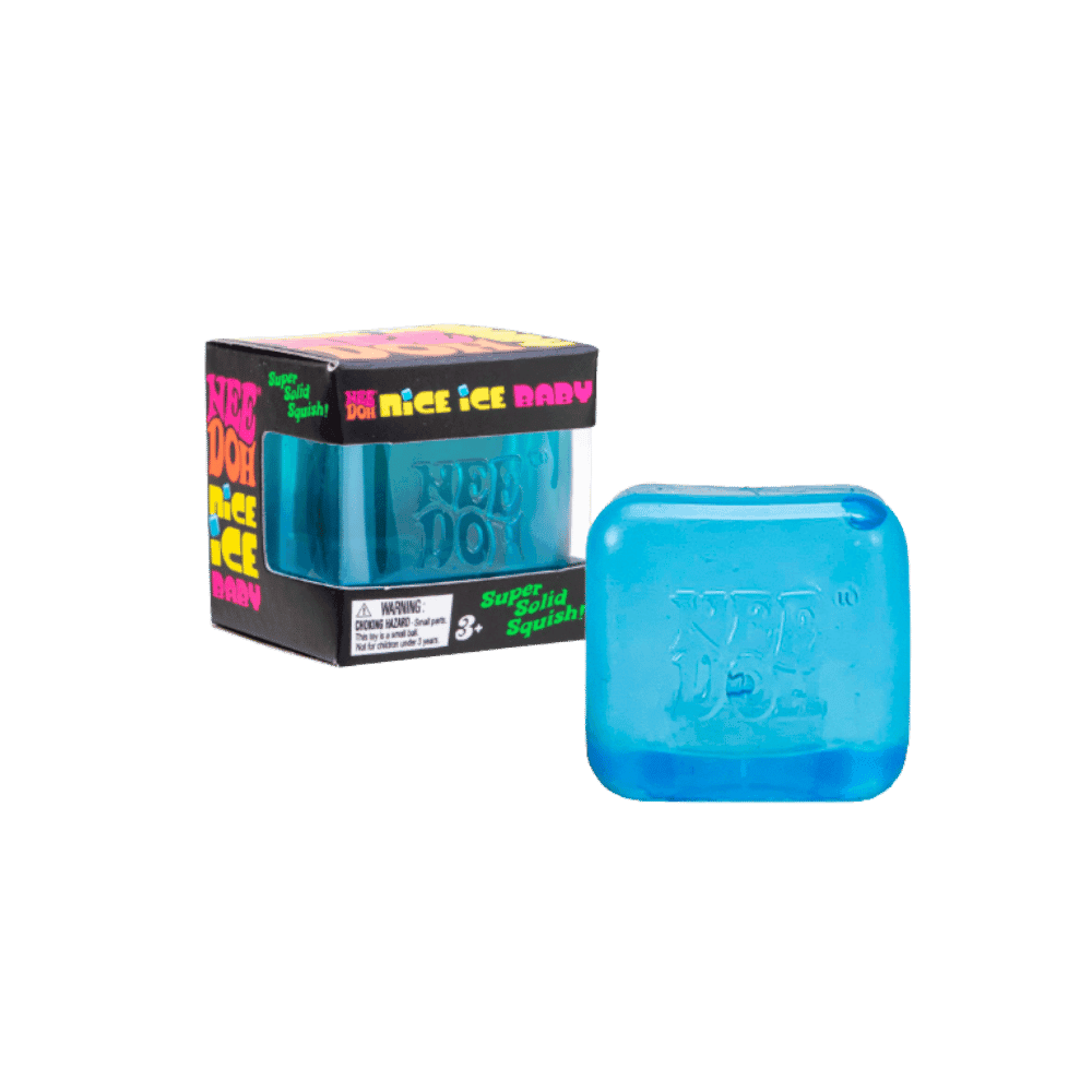 NeeDoh Nice Ice Baby Squishy Fidget Toy Blue