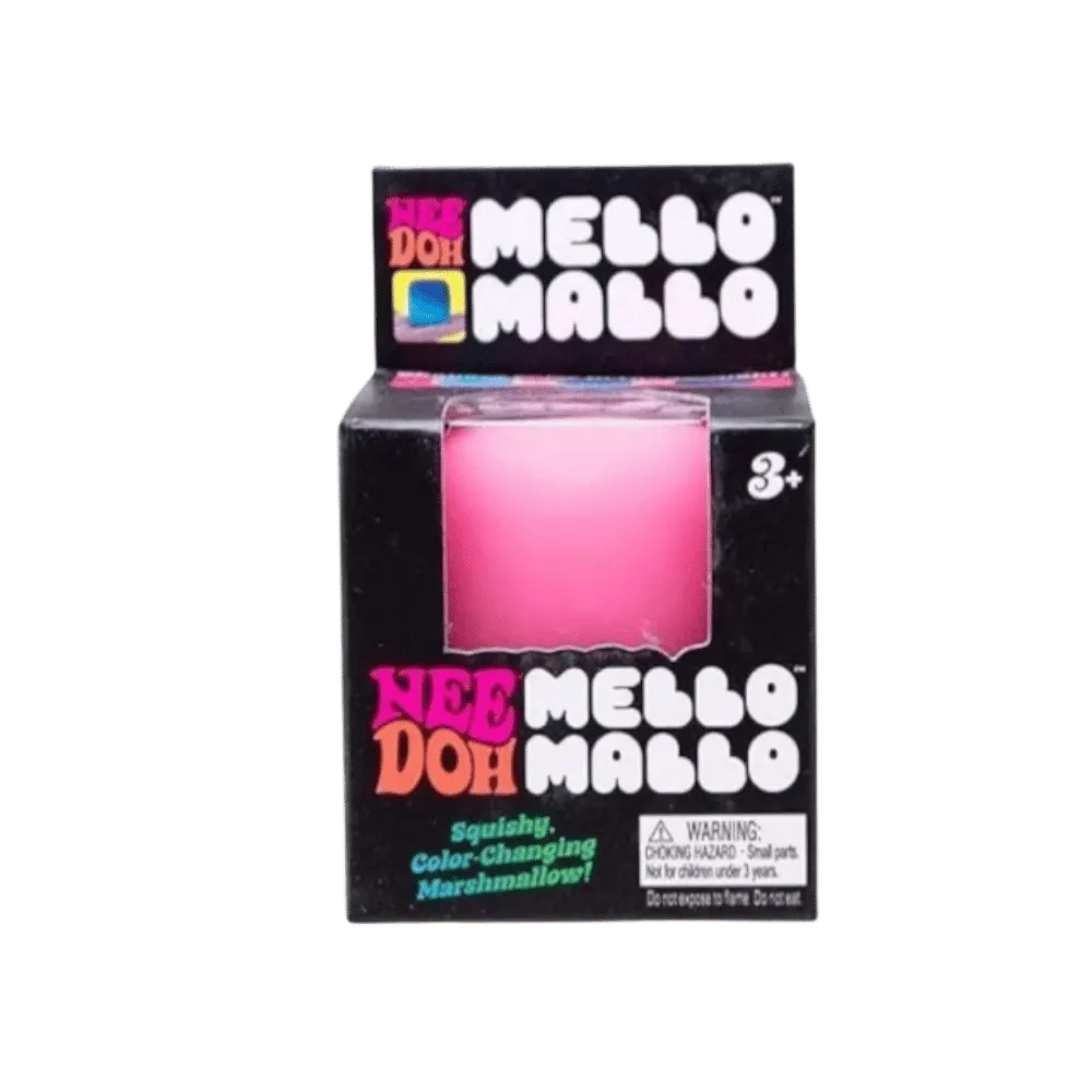 NeeDoh Mello Mallo Squishy Fidget Toy Pink
