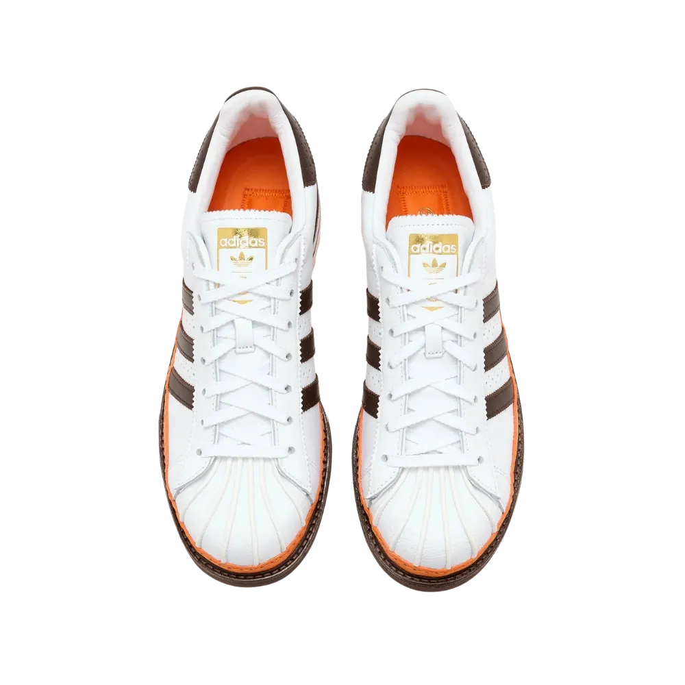 Adidas Originals × Clot Superstar Ex Orange B Coffee
