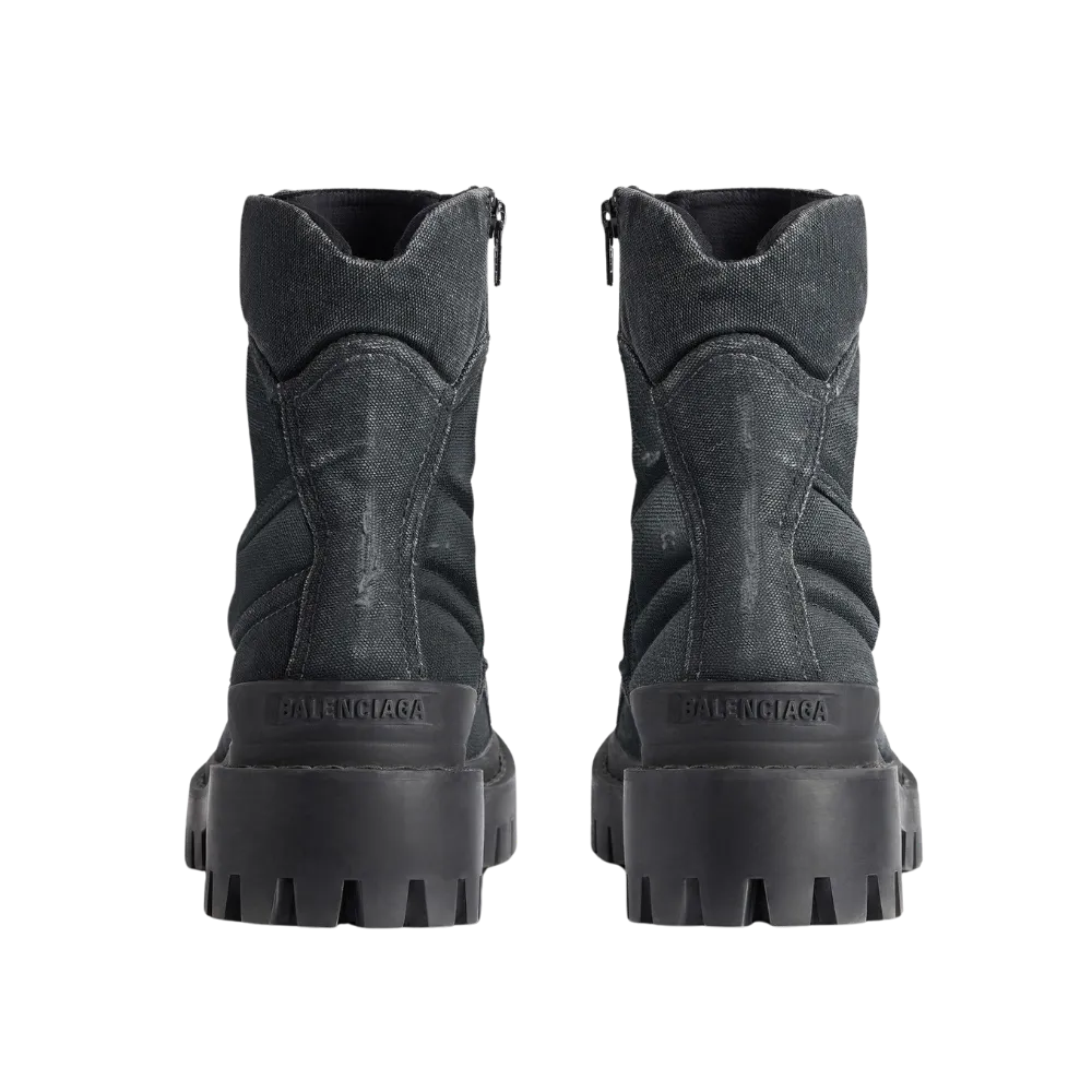 Balenciaga Combat Strike Boot In Black | Hype Fly India