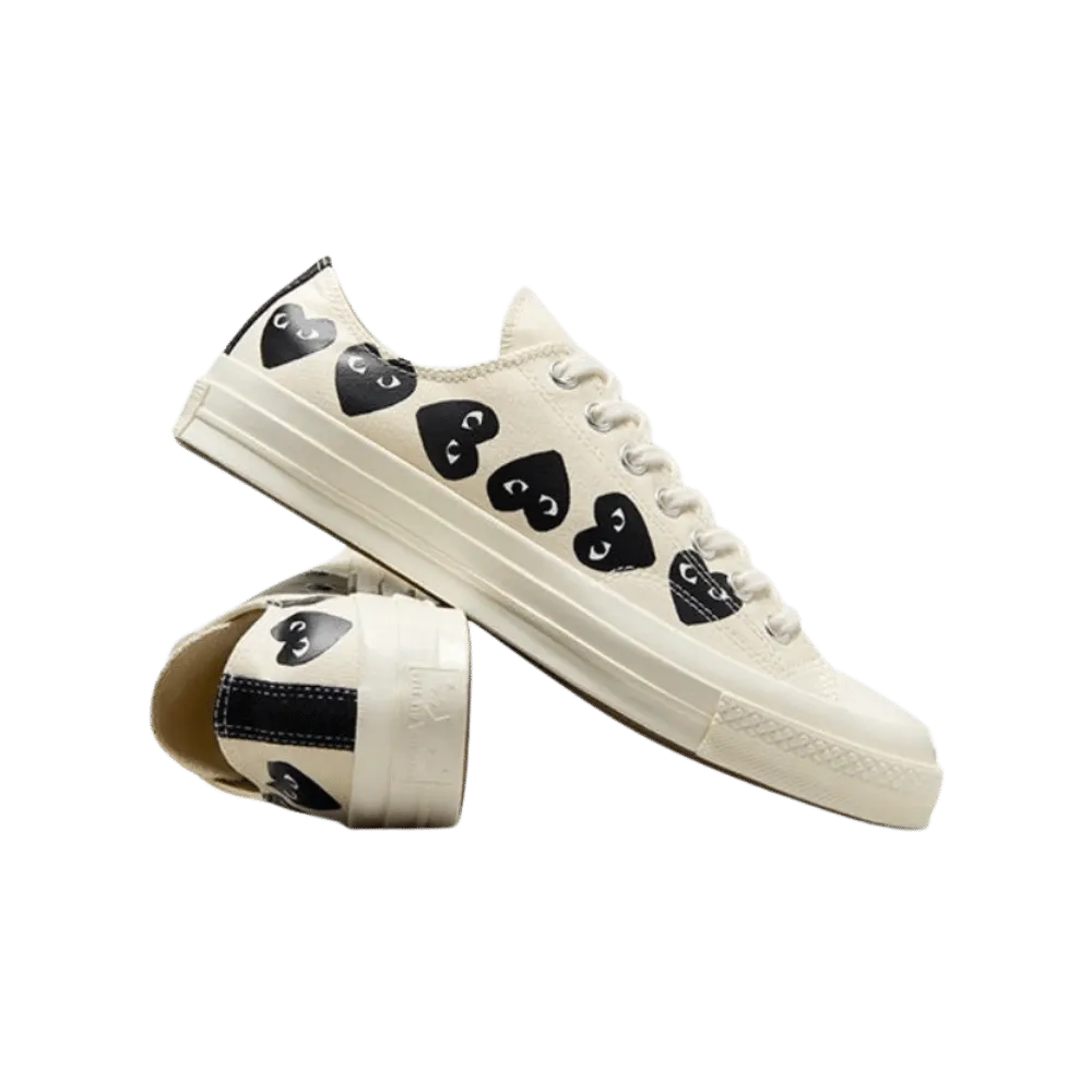 Converse x PLAY Comme des Garçons Chuck 70 Multi Heart 'Beige