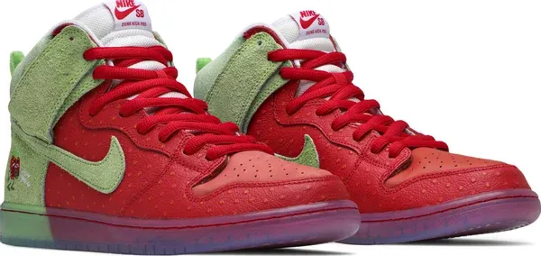 靴 Nike SB Dunk High \"Strawberry Cough 27.5 Nike Sb Dunk High Strawberry Cough (Regular Box) – Kicks Machine