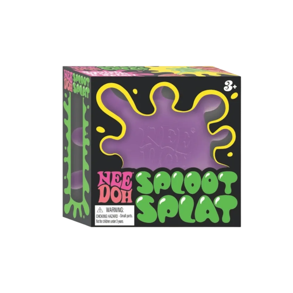NeeDoh SplootSplat Squishy Fidget Toy Purple