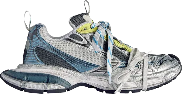 Buy Balenciaga 3Xl Sneaker Worn Out White Blue Yellow now