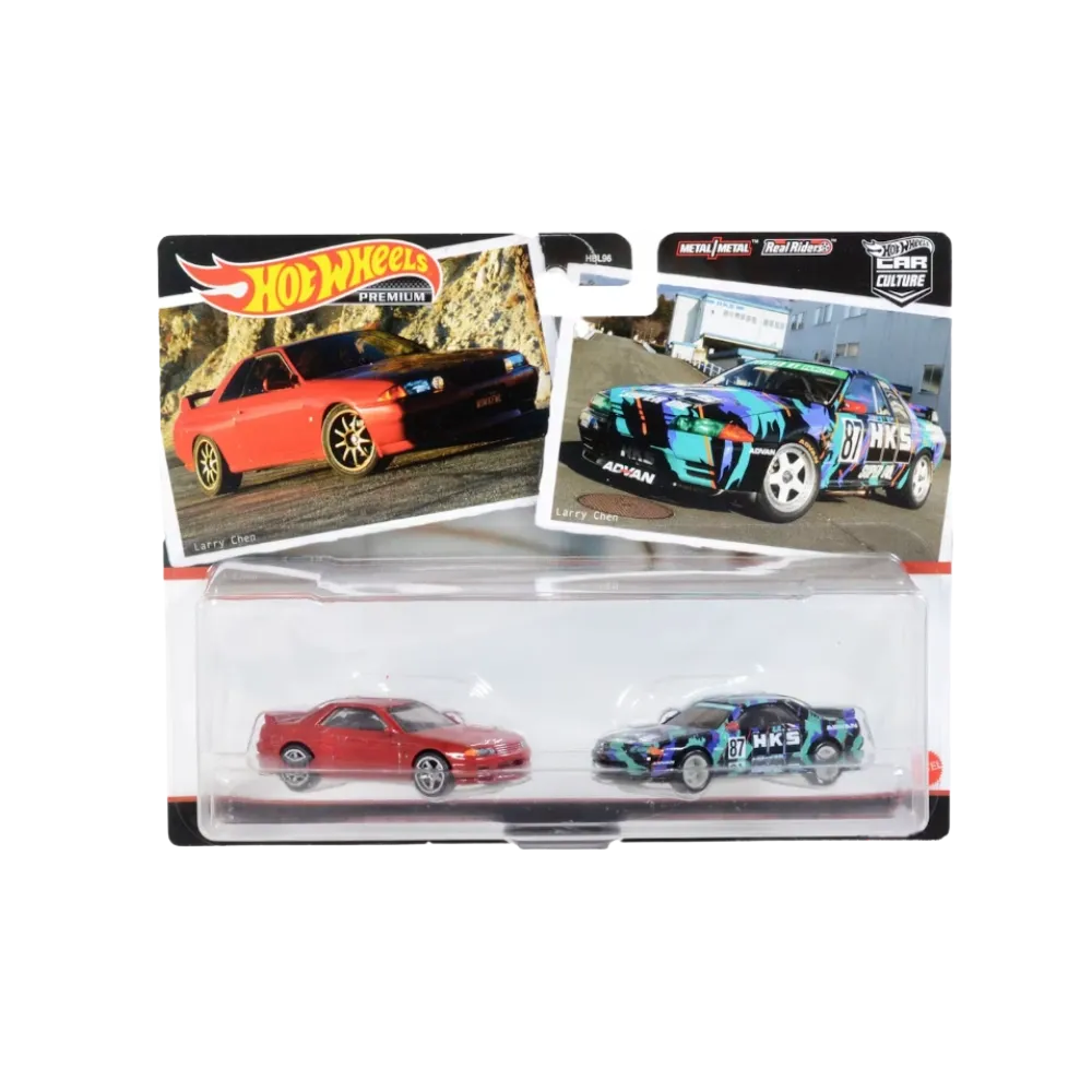 Hot Wheels Premium Car Culture Nissan Skyline Gt-R (Bnr32) 2-Pack