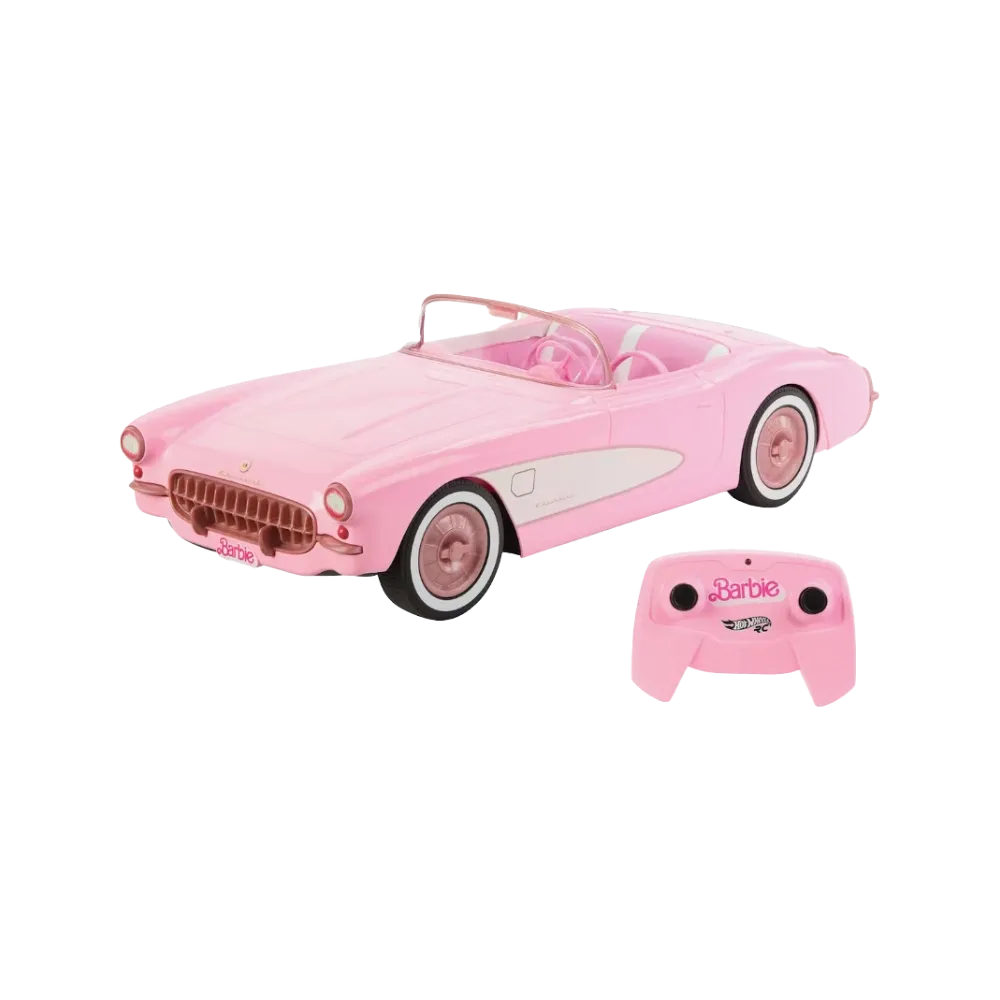 Hot Wheels Rc Barbie The Movie Barbie Corvette