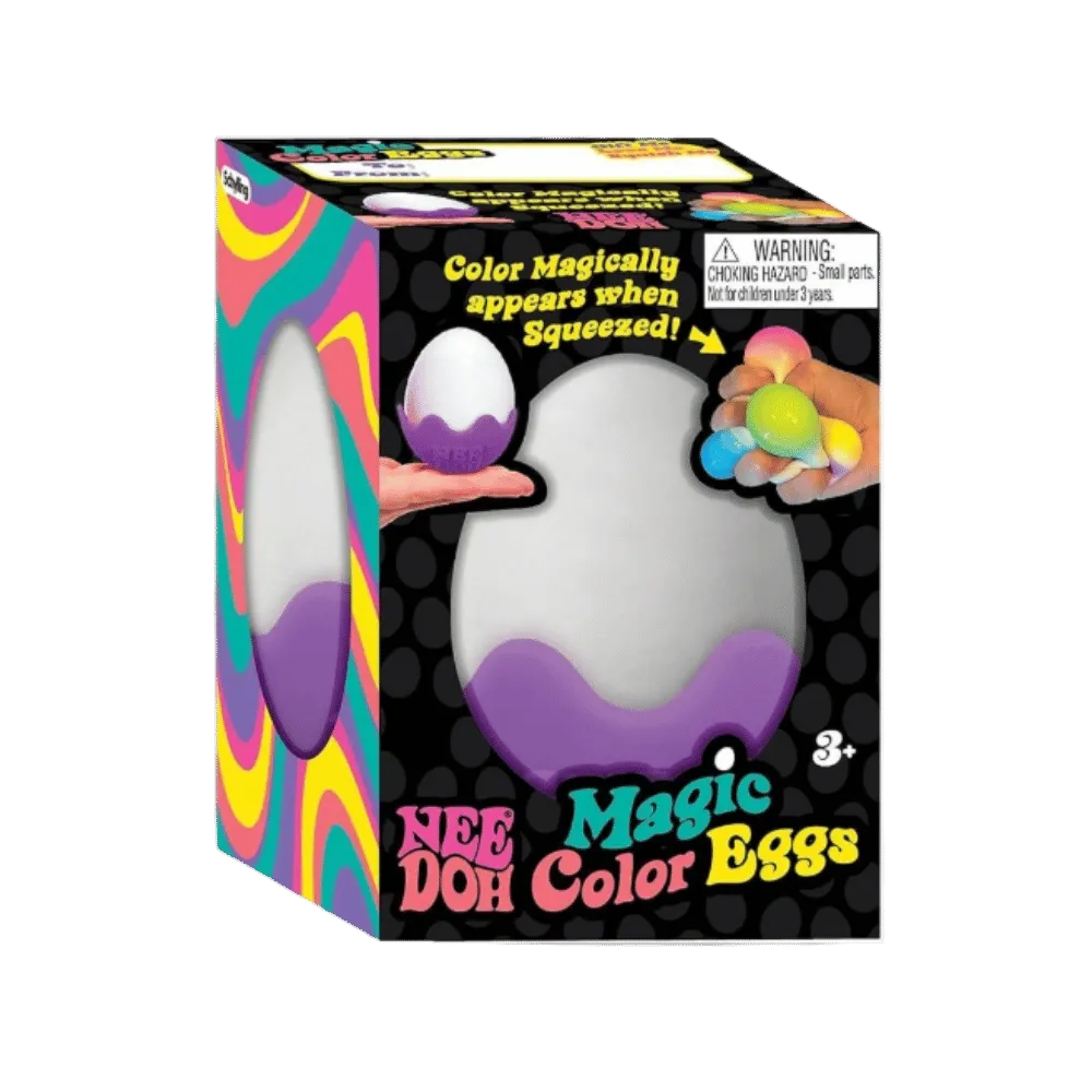 NeeDoh Magic Color Egg Squishy Fidget ToyPurple