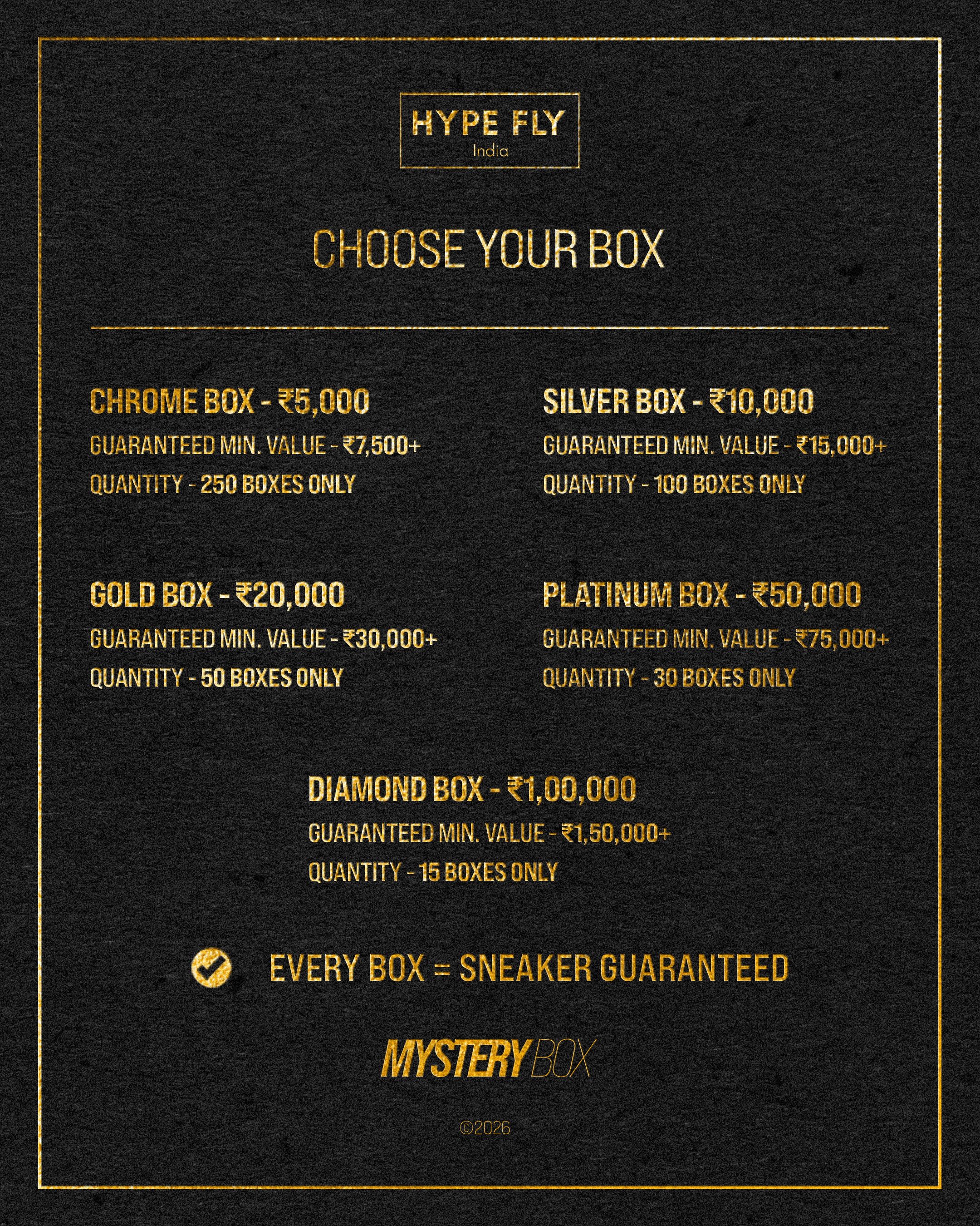 Silver Mystery Box