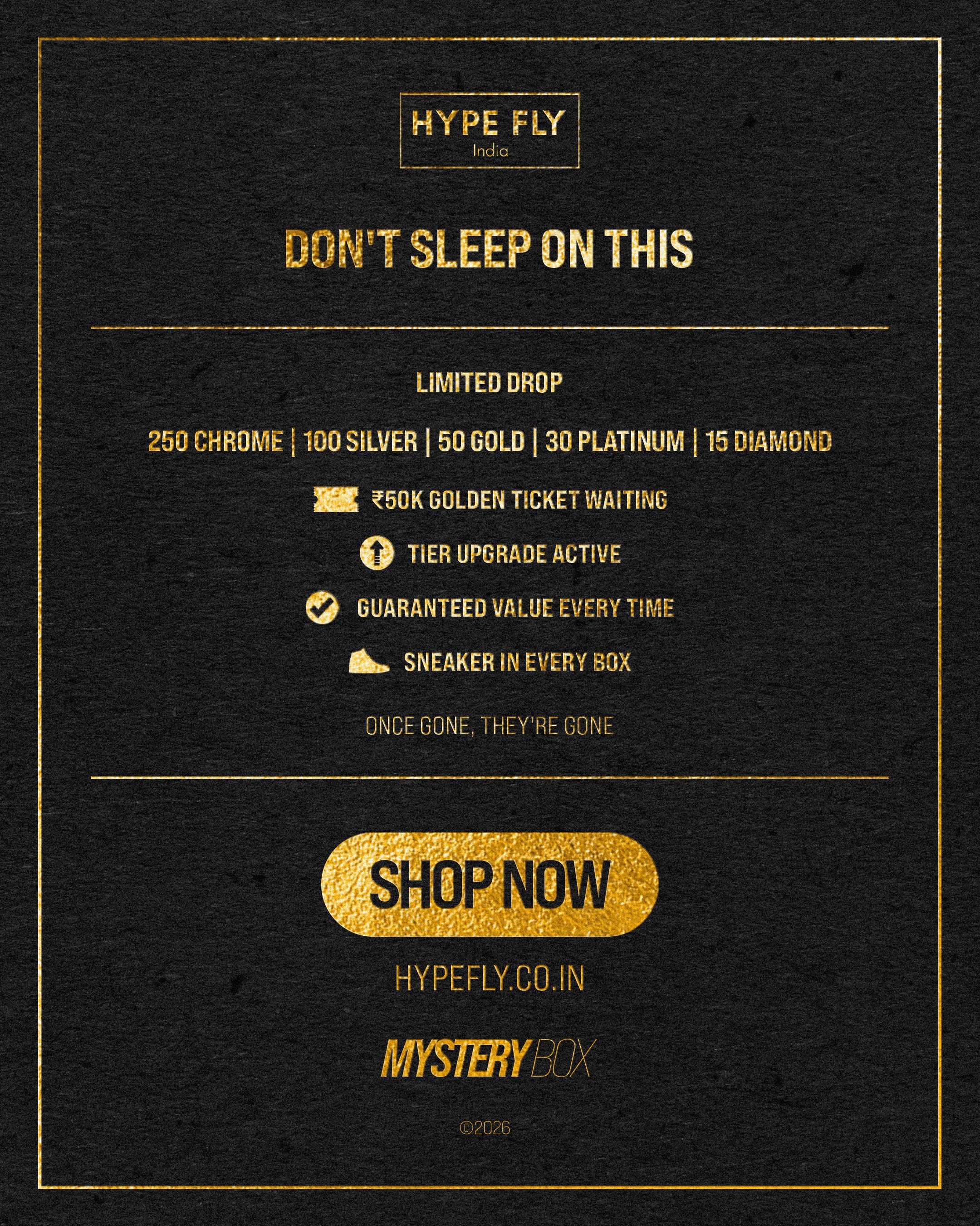 Gold Mystery Box