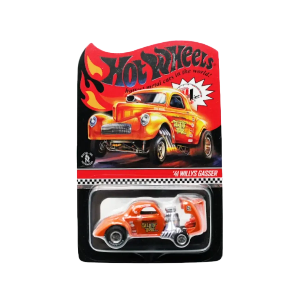 Hot Wheels Rlc 41 Willys Gasser Spectraflame Bright Orange