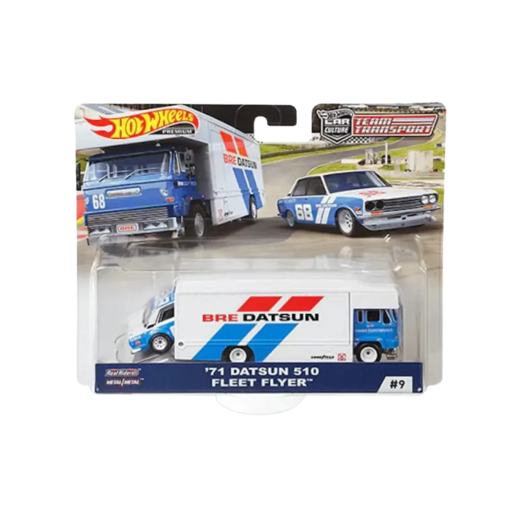 Hot Wheels 2019 Hot Wheels Team Transport D Fyt14 Fleet Flyer W/ Mercedes-Benz 190e