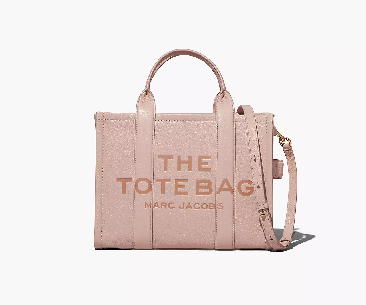 Buy Marc Jacobs The Leather Medium Tote Bag 'Rose' | Hype Fly India