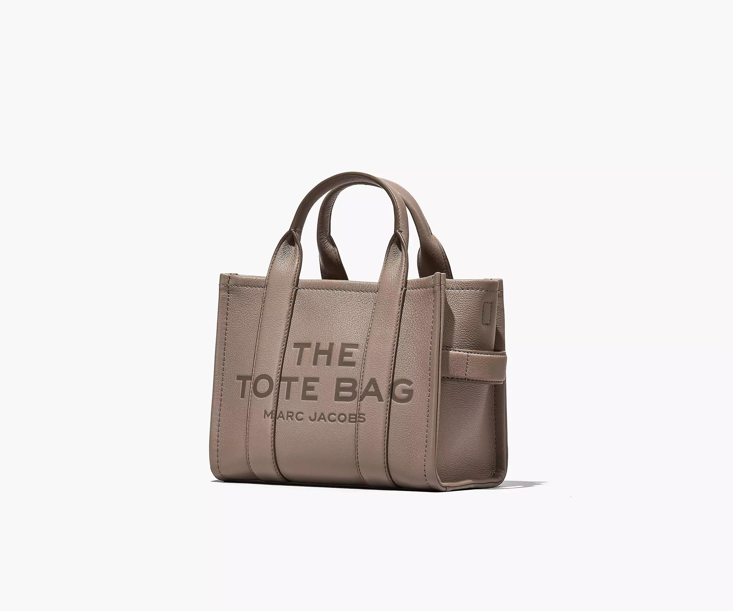 【関税込み】The Small Tote Bag - Marc Jacobs - Cement - Lea The Small Tote Bag - Marc Jacobs - Cement - Leather