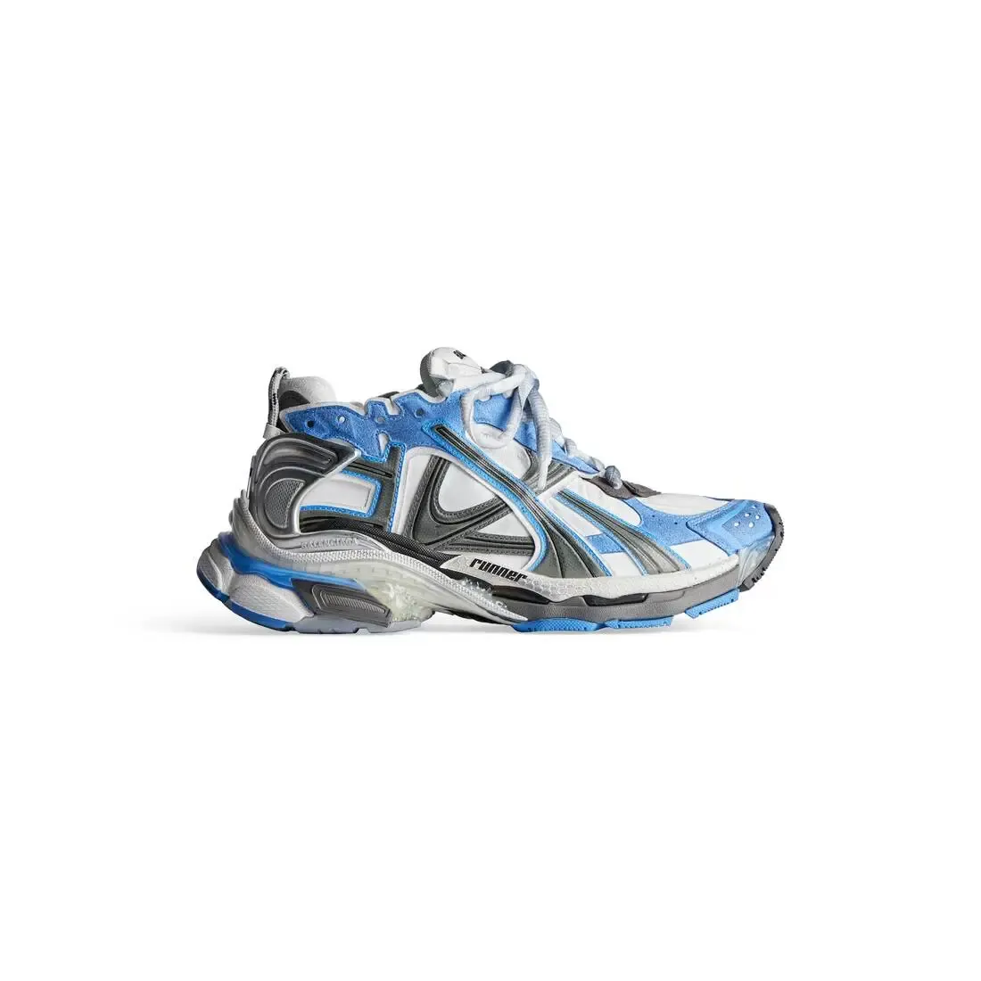 Buy Balenciaga Runner Sneaker Blue White And Grey now Hype Fly India