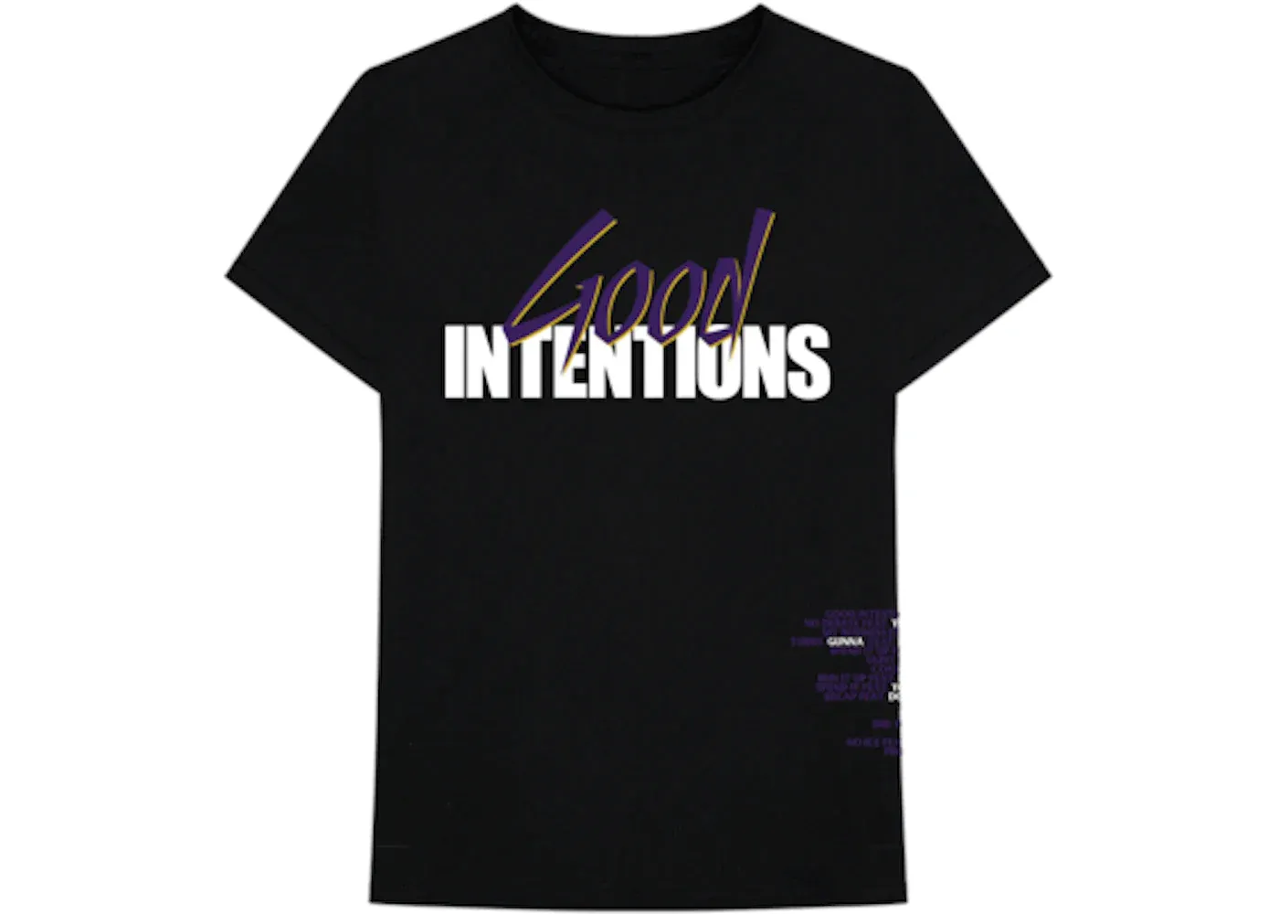 Buy Vlone X Nav Good Intentions Black Doves Tee now Hype Fly India