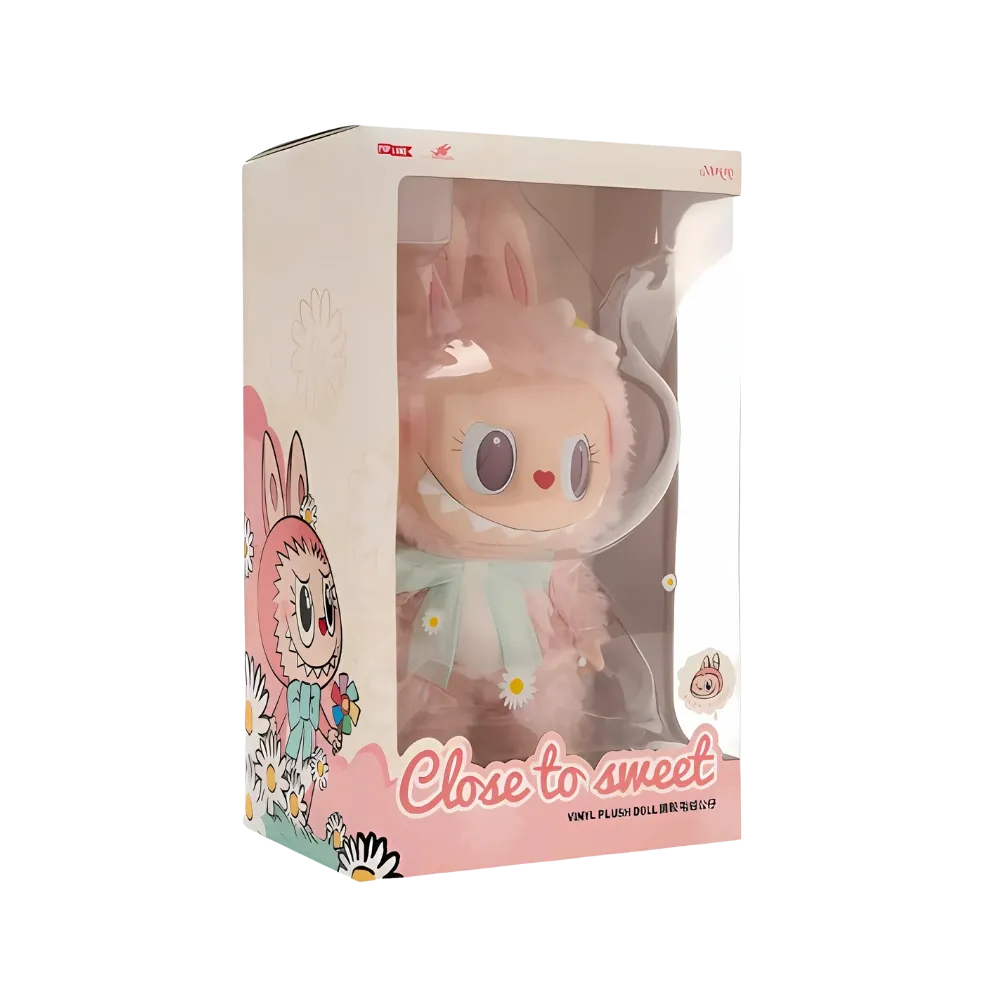 ぬいぐるみ LABUBU MOKOKO CLOSE TO SWEET POPMART Pop Mart Labubu Mokoko Close to Sweet Vinyl Plush Doll | Hype Fly