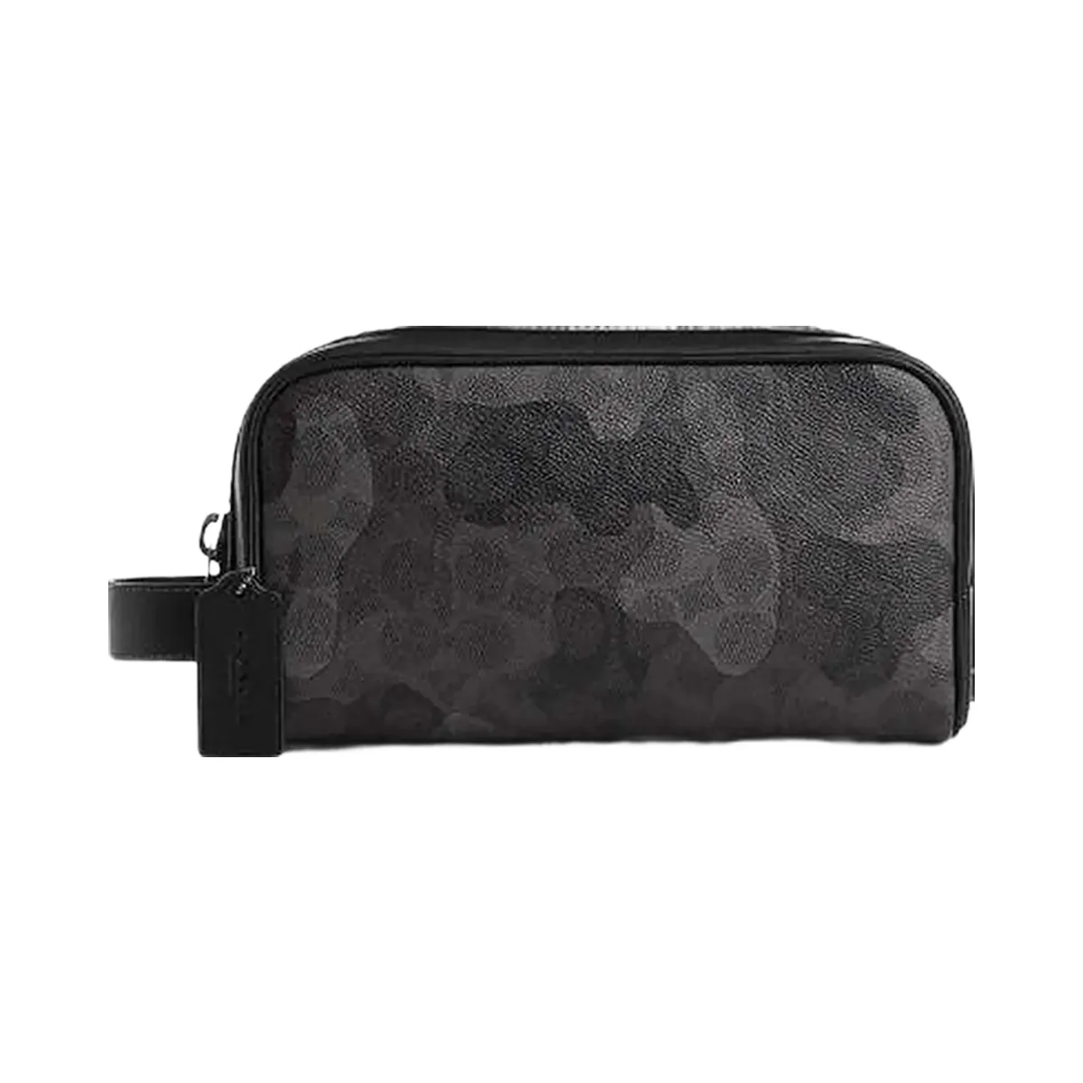 Coach Small Travel Kit In Signature Camo Print Signature Canvas-Gunmetal-Grey Multi