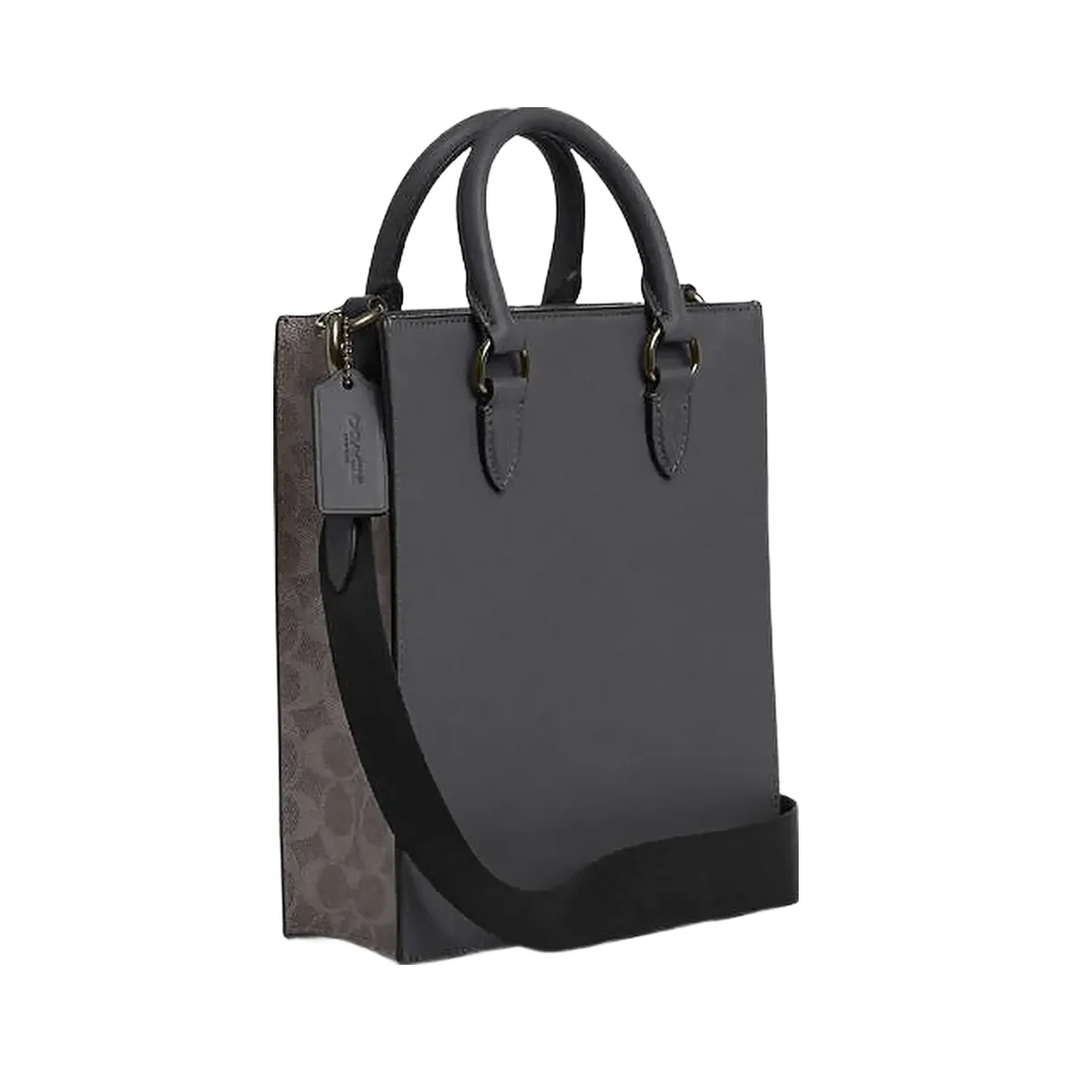Coach Dylan Tote Bag In Signature Canvas Signature Canvas-Qb-Grey-Charcoal