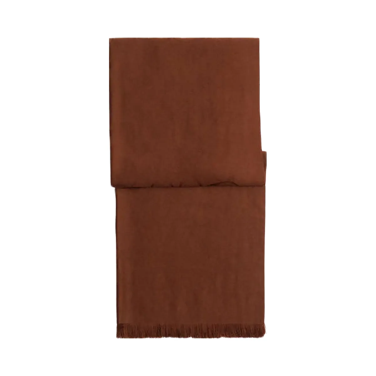 Coach Signature Wrap Wool Silk Blend-Sable