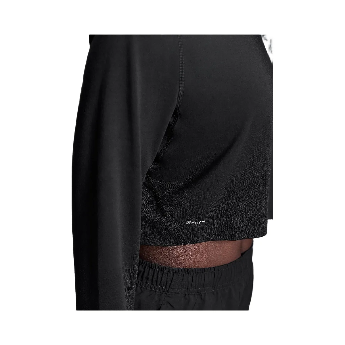 On Active Long-T Crop Black