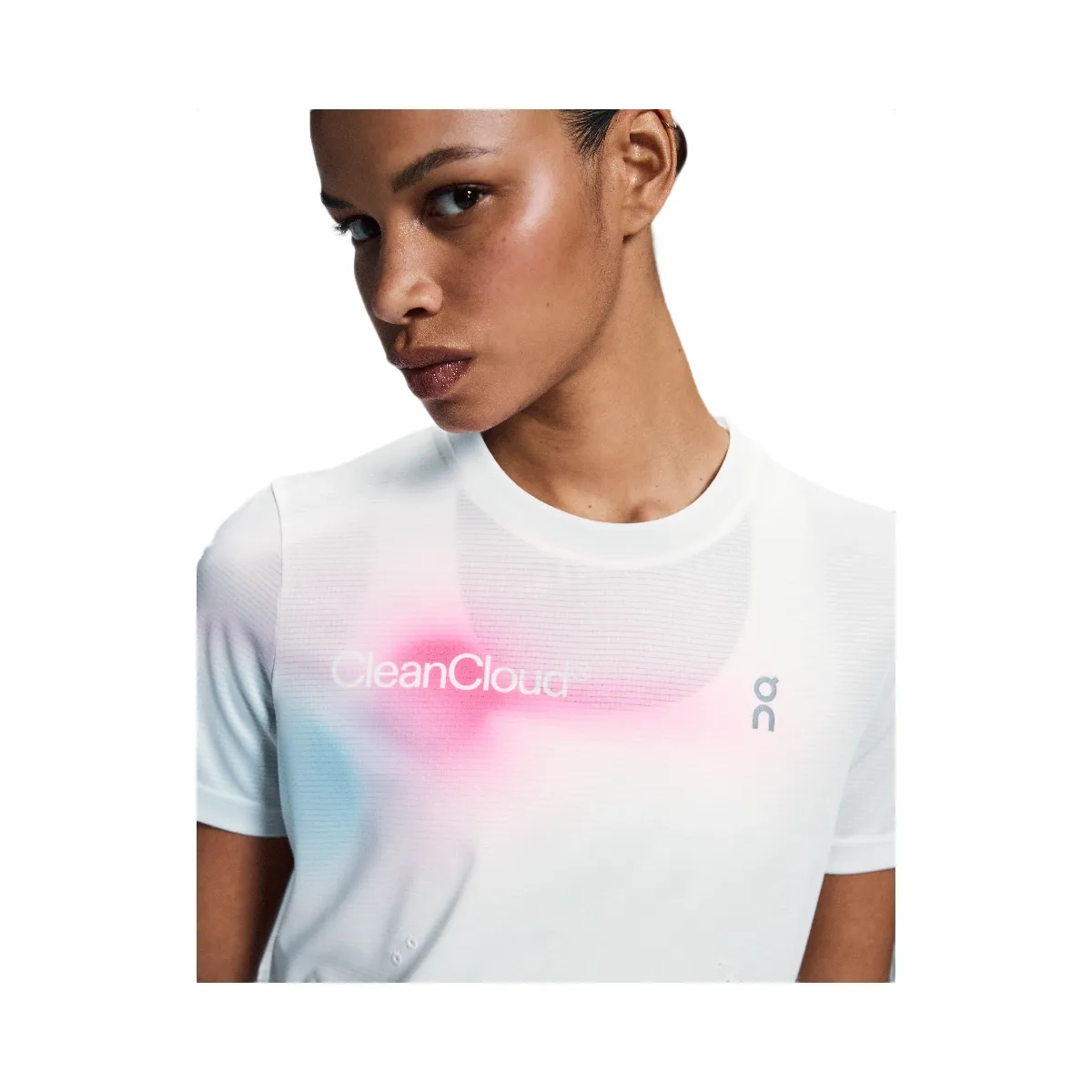 On Pace-T Undyed | Pink