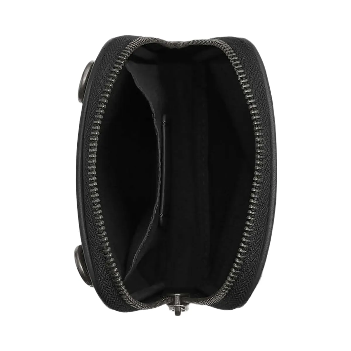 Coach Aden Crossbody Bag Pebbled Leather-Gunmetal-Black