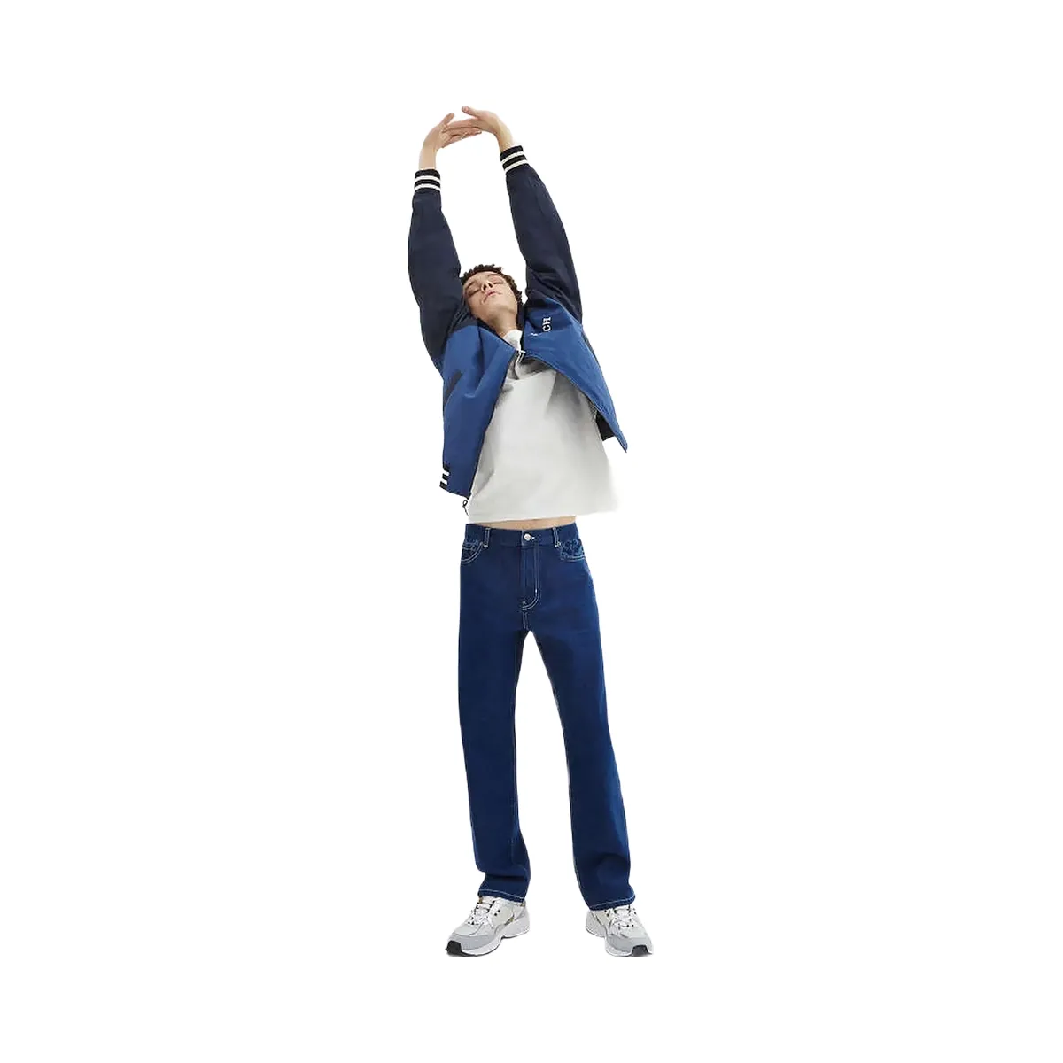 Coach Straight Fit Denim Jeans Dark Wash