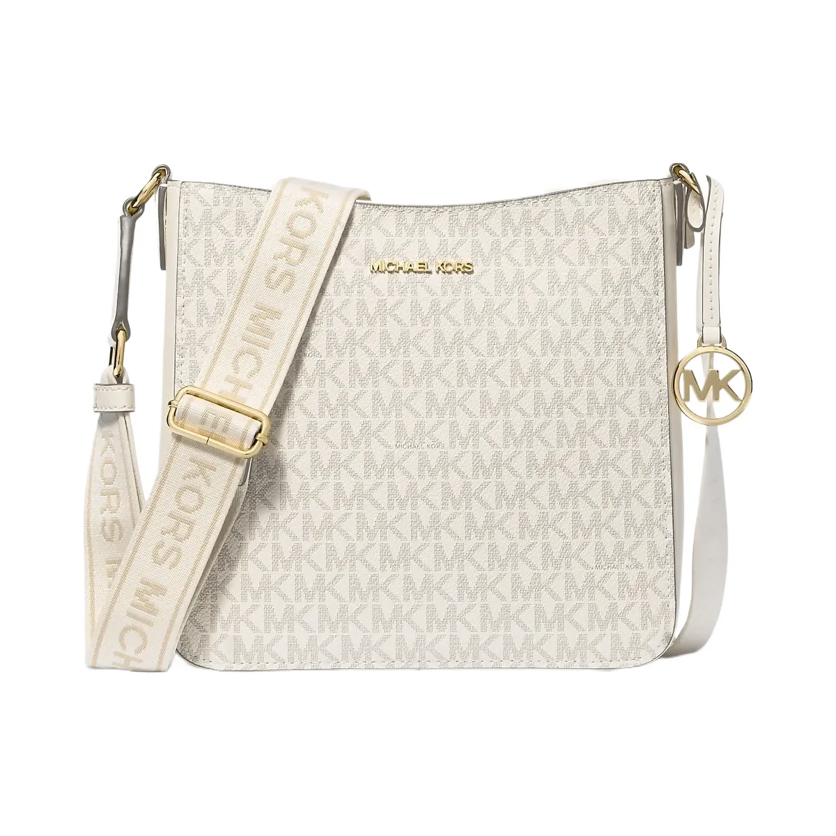 Michael Kors Jet Set Travel Small Signature Logo Messenger Bag Lt Crm Multi