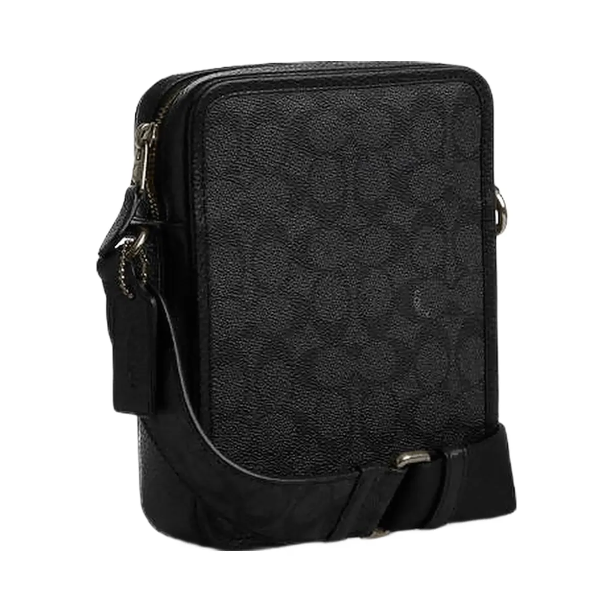 Coach Sullivan Crossbody Bag In Signature Canvas Signature Canvas-Gunmetal-Charcoal-Black